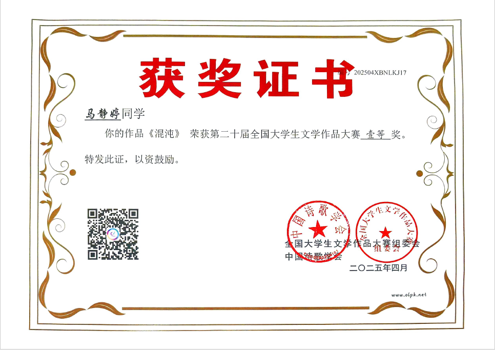 马静婷作品《混沌》获奖证书.jpg