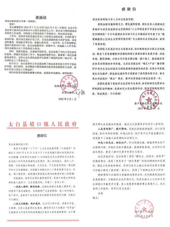 三封表扬信、感谢信背后的青春担当